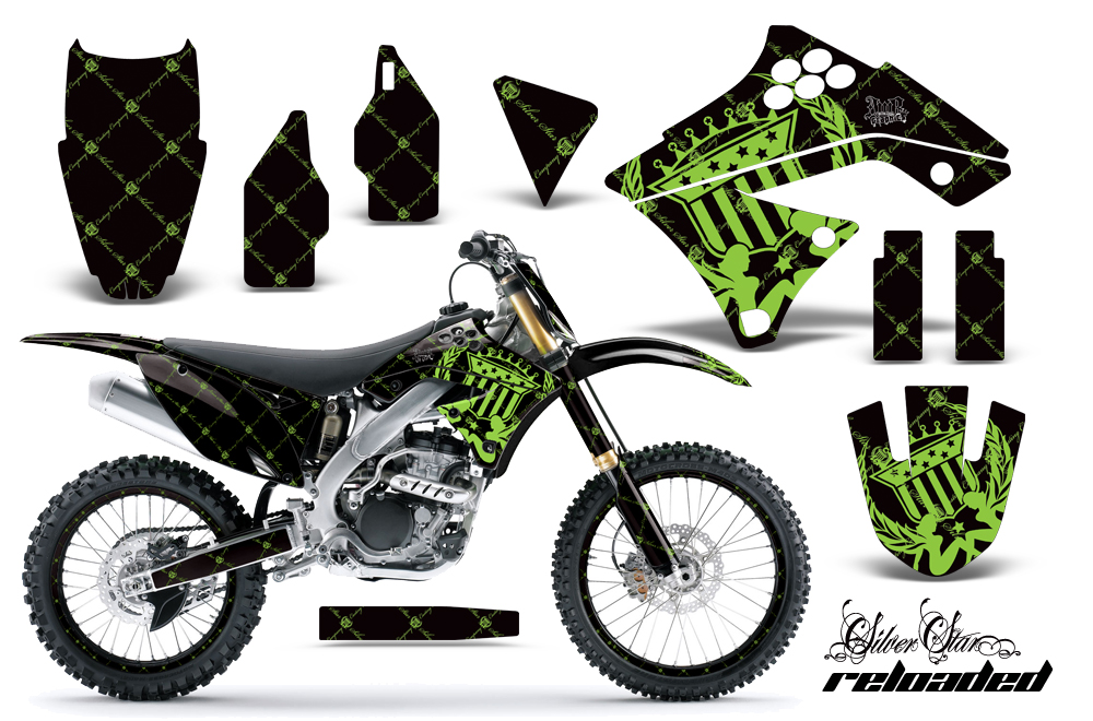 Kawasaki KXF 250 09-10 Graphic Kit SSR GB NPs